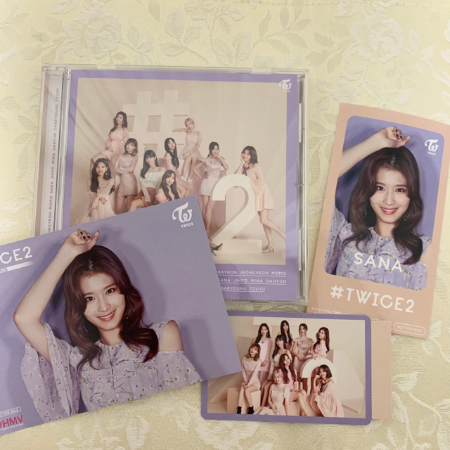 TWICE #TWICE2 通常盤CD サナ エンタメ/ホビーのCD(K-POP/アジア)の商品写真