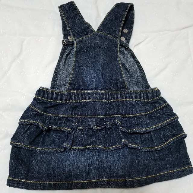 Old Navy(オールドネイビー)の6-12M 【OLD NAVY】デニムジャンパースカート キッズ/ベビー/マタニティのベビー服(~85cm)(スカート)の商品写真