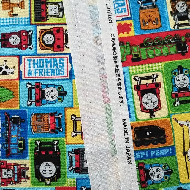 トーマス THOMAS&FRIENDS 115×50 布地 ハンドメイドの素材/材料(生地/糸)の商品写真