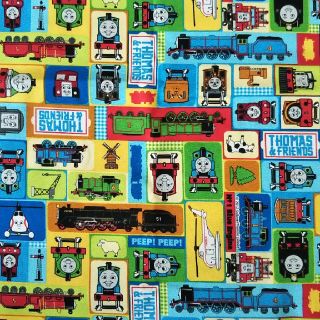 トーマス THOMAS&FRIENDS 115×50 布地(生地/糸)