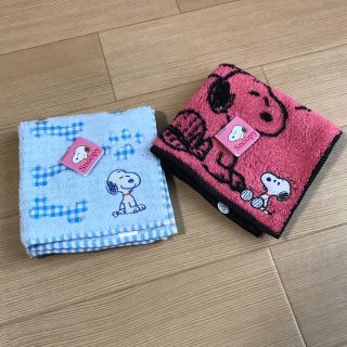 スヌーピー(SNOOPY)の【新品未使用】スヌーピー  ハンカチ 2枚セット(ハンカチ)