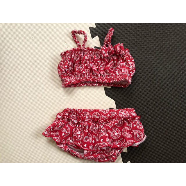 西松屋(ニシマツヤ)の女の子 水着 80 キッズ/ベビー/マタニティのベビー服(~85cm)(水着)の商品写真