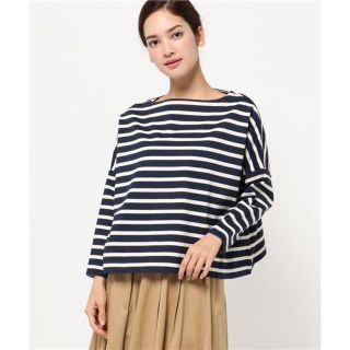 マッキントッシュ(MACKINTOSH)の美品トラディショナルウェザーウェア★ビッグマリンボートネックシャツS★A106(Tシャツ(長袖/七分))