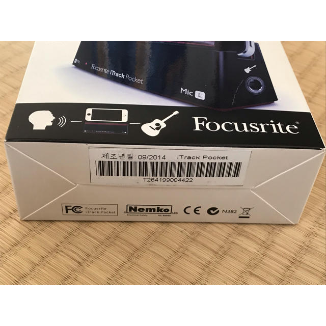 Focusrite iTrack Pocket /iPhone レコーディング 楽器のレコーディング/PA機器(その他)の商品写真