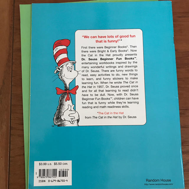 Dr.Seuss Beginner Fun Book エンタメ/ホビーの本(絵本/児童書)の商品写真