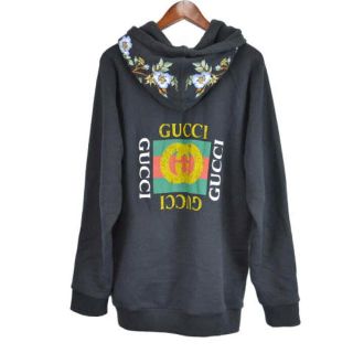 グッチ(Gucci)のグッチ パーカー 17SS エンブロイダリー刺繍(パーカー)