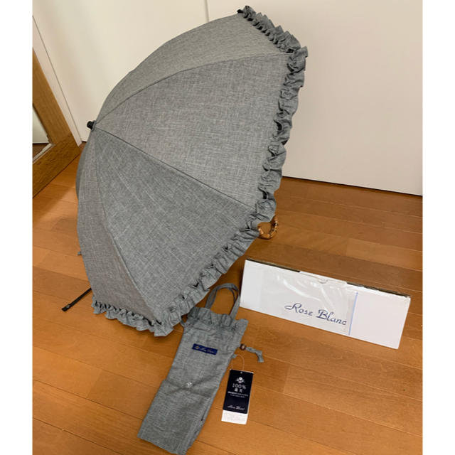 新品未使用♡芦屋ロサブラン 100%遮光日傘 Rose Blank 2段50㎝ 【在庫