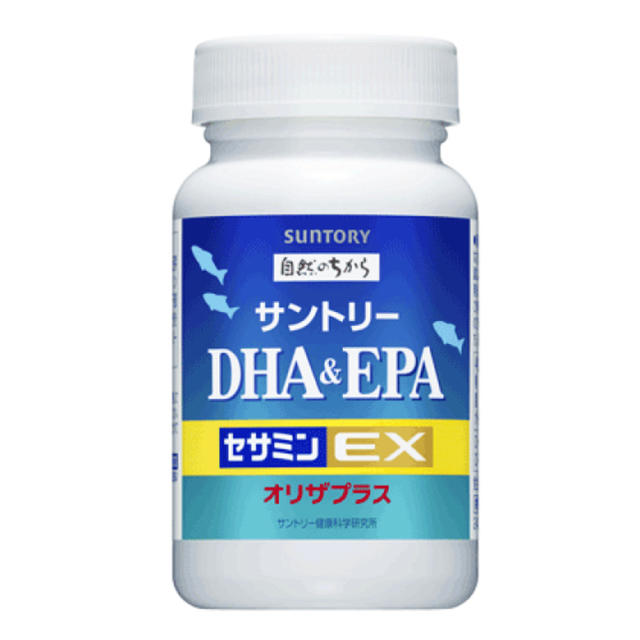 サントリー DHA&EPA＋セサミンEX 120粒 未開封新品の通販 by acco｜ラクマ