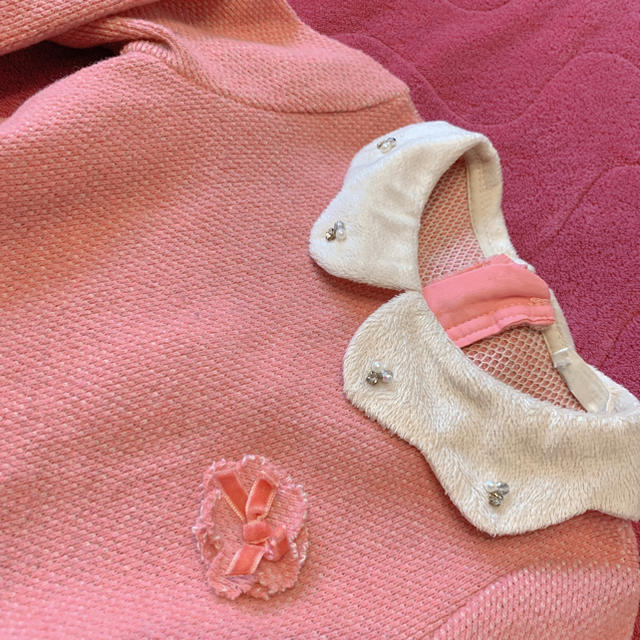 ピンクのワンピース size70 キッズ/ベビー/マタニティのベビー服(~85cm)(ワンピース)の商品写真