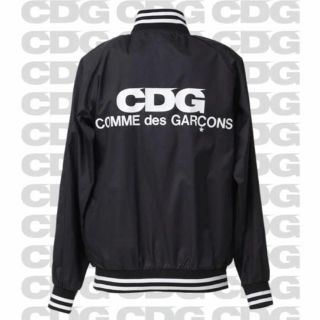 スタジャンComme des Garçons  バックロゴ ナイロンスタジャン CDC