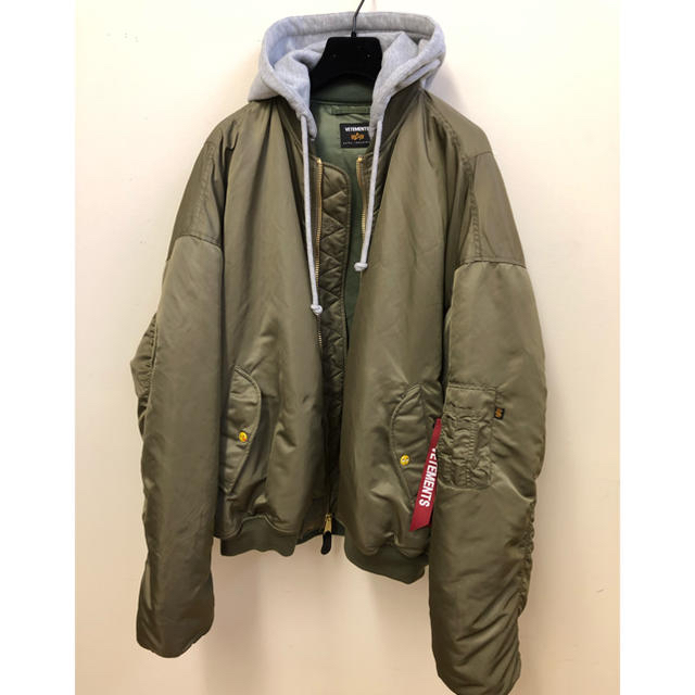 VETEMENTS x ALPHA　17SS　MA-1　Sサイズ　美品