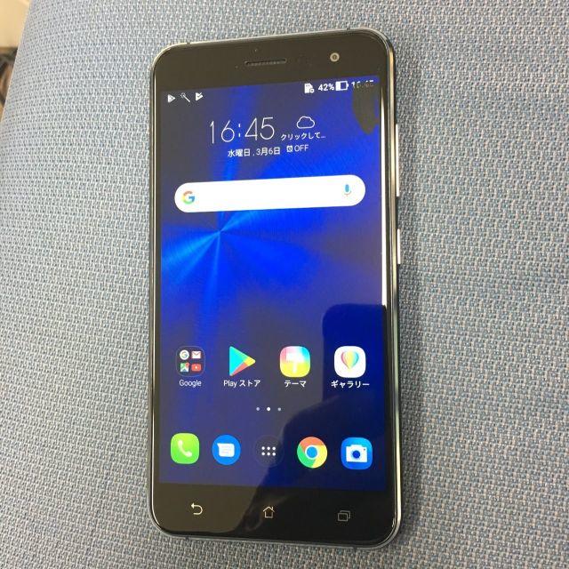 スマートフォン本体ZenFone 3 SIMフリー　ASUS-Z017DA　難あり