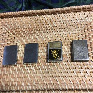 ジッポー(ZIPPO)のzippoオイルライター4個(タバコグッズ)