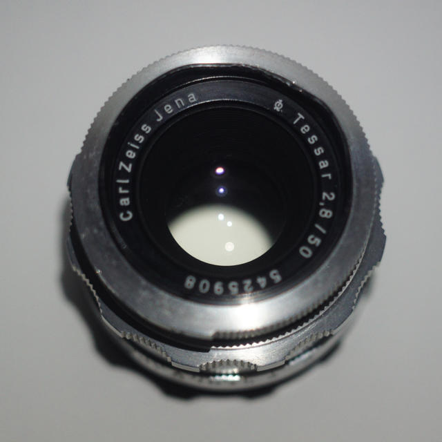 写りには影響なし キズありテッサー Carl zeiss jena tessar