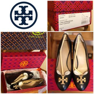 トリーバーチ(Tory Burch)の新品未使用箱付き Tory Burch/Lunaウェッジパンプス(ハイヒール/パンプス)