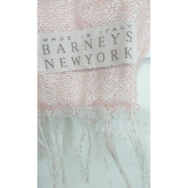 BARNEYS NEW YORK(バーニーズニューヨーク)の☆Rie様 専用!!☆　バーニーズニューヨーク　ストール　ピンク レディースのファッション小物(ストール/パシュミナ)の商品写真