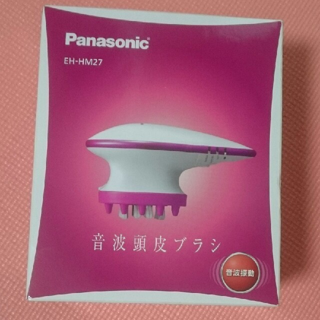 Panasonic(パナソニック)の《購入予約有り》新品 Panasonic 音波頭皮ブラシEH-HM27  コスメ/美容のヘアケア/スタイリング(ヘアケア)の商品写真