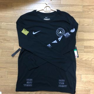 ナイキ(NIKE)のNIKE DRYロンT Mサイズ 珍しい ナイキ 刺青隠しに(Tシャツ/カットソー(七分/長袖))