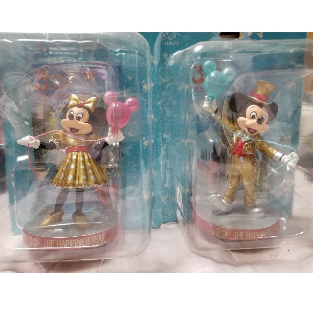 Disney - ディズニー フィギュアリン ミッキー ミニー 30周年の Disney - ディズニー フィギュアリン ミッキー ミニー 30周年の