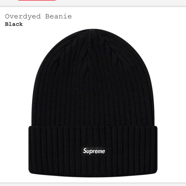 メンズsupreme overdyed beanie 19ss ビーニー