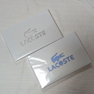 ラコステ(LACOSTE)のかずさん専用。LACOSTE タオルハンカチギフト 2箱セット(ハンカチ)