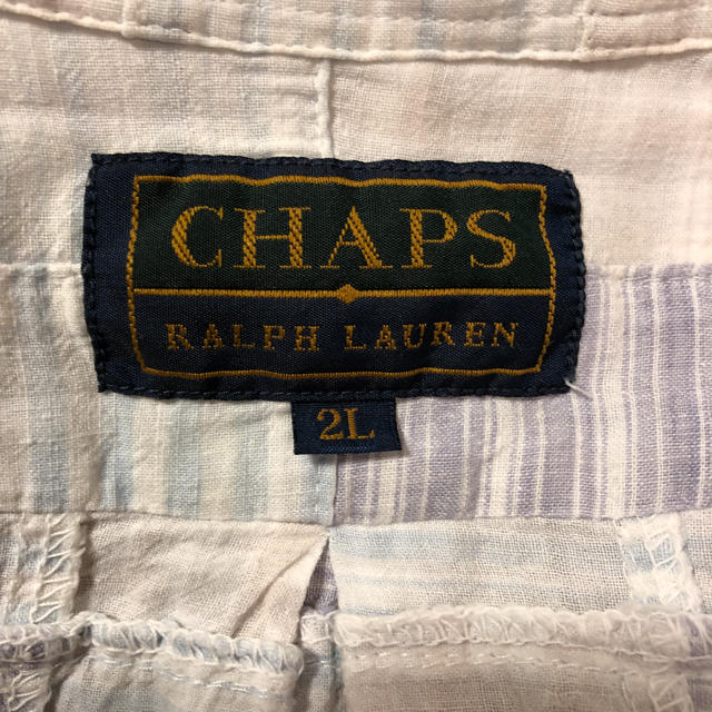 POLO RALPH LAUREN(ポロラルフローレン)のRalph Lauren CHAPS ラルフローレン パッチワークコットンシャツ メンズのトップス(シャツ)の商品写真