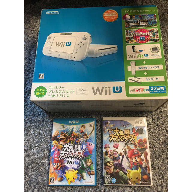 Wii U(ウィーユー)のwii U セット オマケ付き エンタメ/ホビーのゲームソフト/ゲーム機本体(家庭用ゲーム機本体)の商品写真