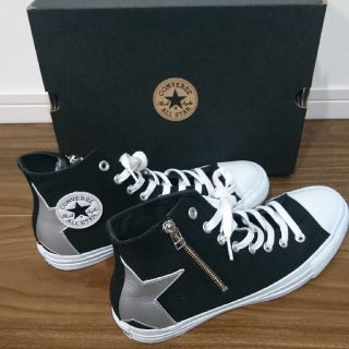 コンバース(CONVERSE)のﾚｱ★27.5★ｺﾝﾊﾞｰｽ CONVERSE BS ﾊｲｶｯﾄ ﾌｧｽﾅｰ付き(スニーカー)