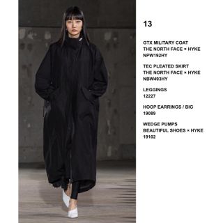 HYKE - 【新品タグ付き】THE NORTHFACE✖︎HYKE ミリタリーコートの