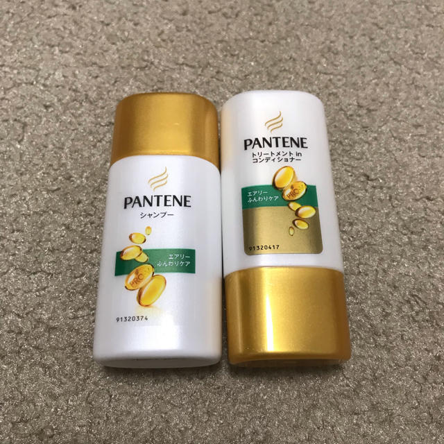 PANTENE(パンテーン)のパンテーン エアリーふんわりケア 各40g コスメ/美容のキット/セット(サンプル/トライアルキット)の商品写真