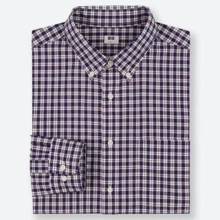 ユニクロ(UNIQLO)の新品★ユニクロ エクストラファインコットンブロードチェックシャツ(シャツ)