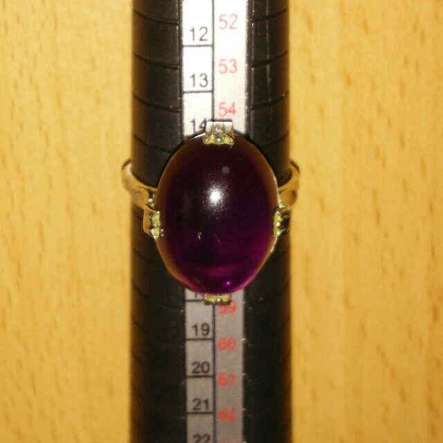 紫石リング2点 おまけ1点 レディースのアクセサリー(リング(指輪))の商品写真