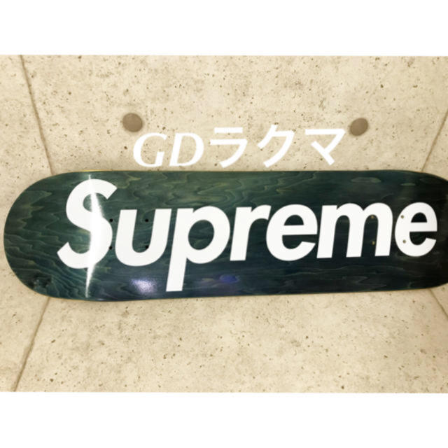 08aw supreme stained logo deck black 正規品メンズ その他