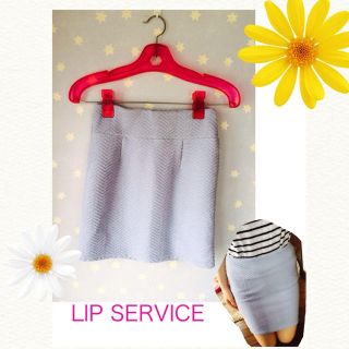 リップサービス(LIP SERVICE)のリップサービス♡パステルミニスカート美品(ミニスカート)