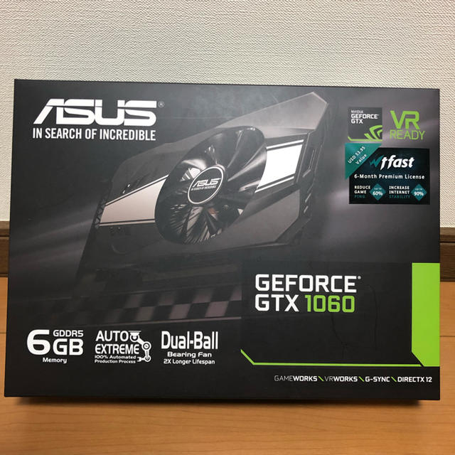 ASUS GeForce GTX 1060 6GB グラボ-