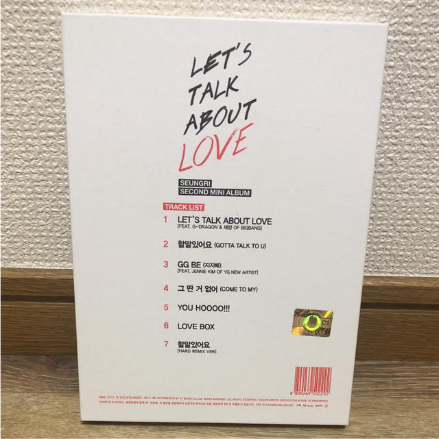 BIGBANG(ビッグバン)のBIGBANG V.I《LET'S TALK ABOUT YOU》 エンタメ/ホビーのCD(K-POP/アジア)の商品写真