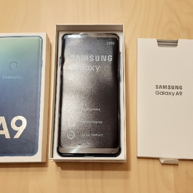 SAMSUNG(サムスン)のGalaxy A9 2018 SM-A720F/DS ブルー 6GB/128GB スマホ/家電/カメラのスマートフォン/携帯電話(スマートフォン本体)の商品写真