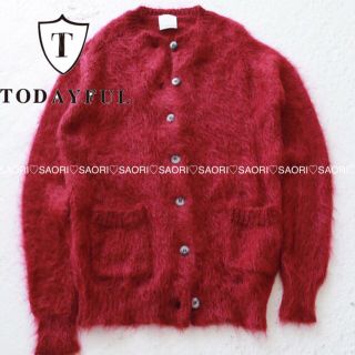 トゥデイフル(TODAYFUL)のTODAYFUL【未使用に近い】Shaggy Mohair Cardigan(カーディガン)