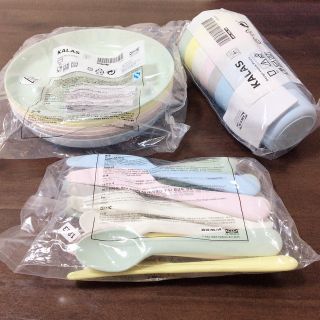 イケア(IKEA)の新品 IKEA KALAS パステルカラー 食器セット(食器)