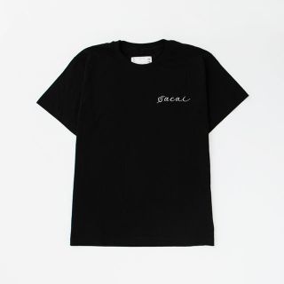 サカイ(sacai)のsacai  Dr.wooコラボ  Tシャツ サイズ3 黒(Tシャツ/カットソー(半袖/袖なし))