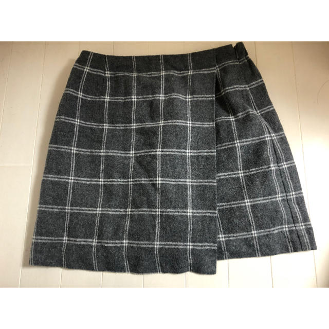 GRL(グレイル)のチェックラップスカート レディースのスカート(ひざ丈スカート)の商品写真