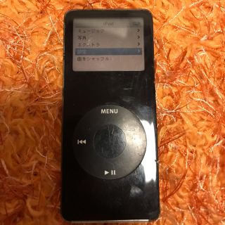 アップル(Apple)のiPod nano 第一世代 A1137 ブラック(ポータブルプレーヤー)