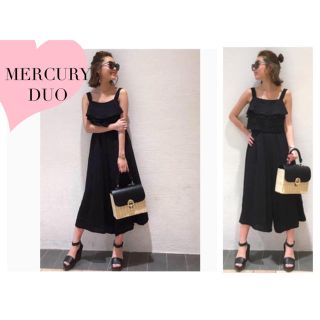 マーキュリーデュオ(MERCURYDUO)のMERCURY DUO レースティアードBACKシャンロンパース(オールインワン)