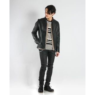 本物保証HOT】 ヤフオク! - 18aw LOUNGE LIZARD ライダースジャケット
