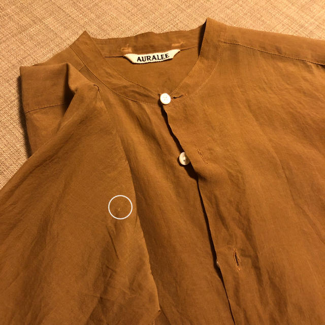 BEAUTY&YOUTH UNITED ARROWS(ビューティアンドユースユナイテッドアローズ)のAURALEE silk shirt◎ レディースのトップス(シャツ/ブラウス(長袖/七分))の商品写真