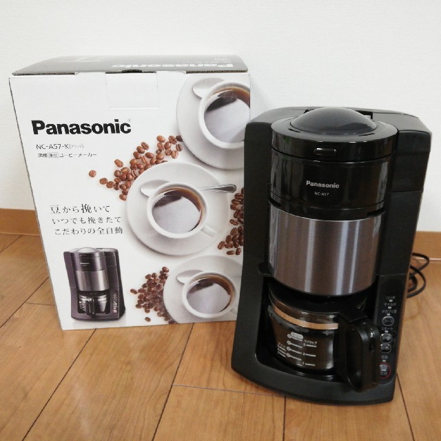 コーヒーメーカー　Panasonic NC-A57-K(ブラック)