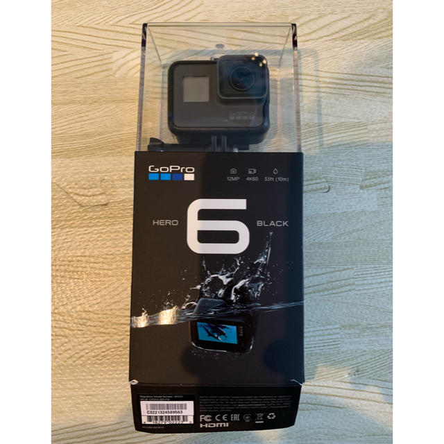 GOPRO HELO 6 BLACK ゴープロヒーロー6 美品ビデオカメラ