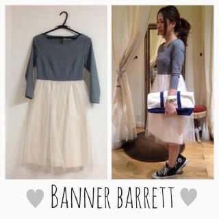 バナーバレット(Banner Barrett)のBanner♡未着用ワンピ(ひざ丈ワンピース)