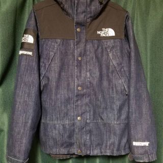 シュプリーム(Supreme)のSupreme × THE NORTH FACE デニム Sサイズ(マウンテンパーカー)