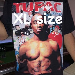 新品 未使用 2Pac Tシャツ raptee ラップTシャツ バントTシャツ(Tシャツ/カットソー(半袖/袖なし))